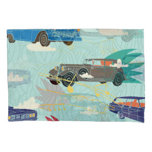 Housse D'oreillers Voitures anciennes : Ciel nuages Motif