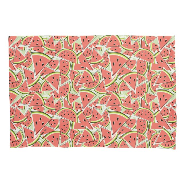 Housse D'oreillers Watermelon Green (devant)