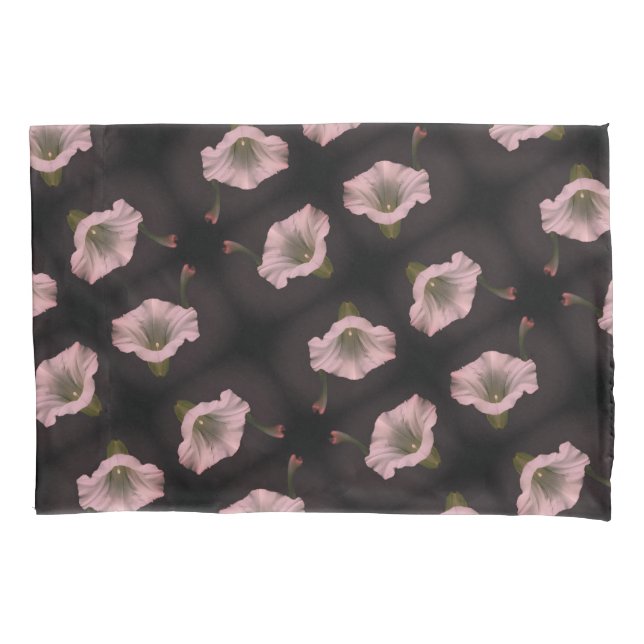 Housse D'oreillers White Morning Glory Flower Close Up Motif (devant)