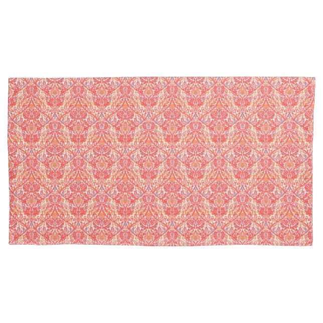 Housse D'oreillers William Morris Golden Bough en rouge (devant)