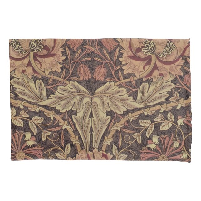 Housse D'oreillers William Morris Honeysuckle Classic English Art (devant)