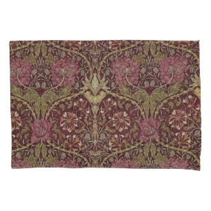 Housse D'oreillers William Morris, Honeysuckle, floral.
