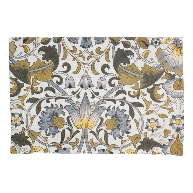 Housse D'oreillers William Morris Lodden Fleur florale (devant)