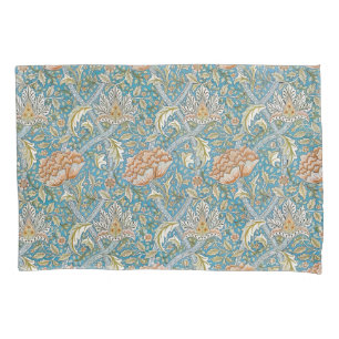 Housse D'oreillers William Morris motif floral Windrush bleu
