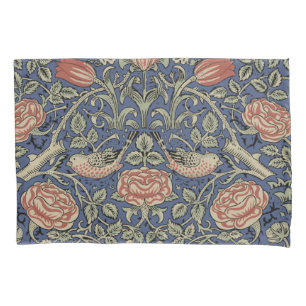 Housse D'oreillers William Morris Tudor Fond d'écran Rose