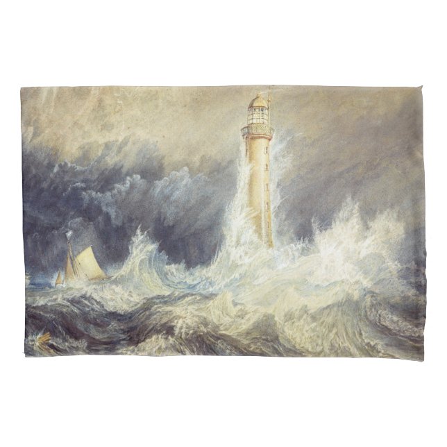 Housse D'oreillers William Turner - Phare de Bell Rock (devant)