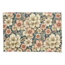 Housse D'oreillers Wintry Floral Azaleas and Rose