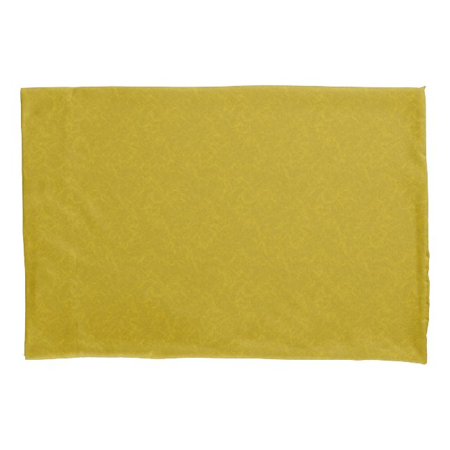 Housse D'oreillers Yellow textured surface with  swirling pattern (devant-gauche)