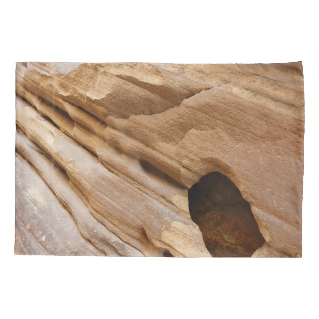 Housse D'oreillers Zion Canyon Mur I Abstrait Nature Photographie (Dos)