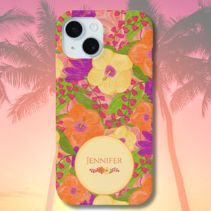 Housse Fleur Tropicale Personnalisée – Étui de tél