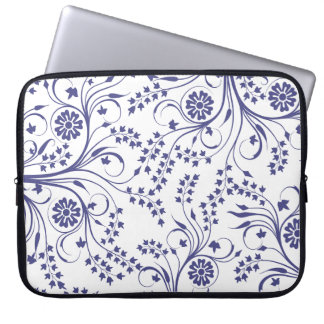 Housse Pour Ordinateur Portable 15-Inch Laptop Sleeve – Floral & Gradient Grain 