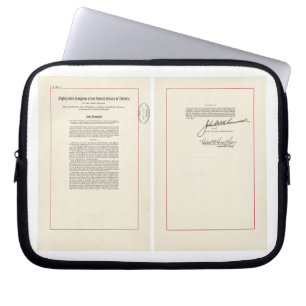 Housse Pour Ordinateur Portable 25ème amendement initial Constitution américaine