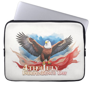 Housse Pour Ordinateur Portable 4 juillet Aigle – Conception d'art patriotique