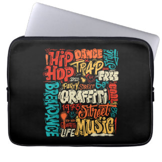 Housse Pour Ordinateur Portable 50e Cassette De Graffiti Musique Et Hip hop Vintag