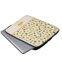 Abeilles de miel et tournesols