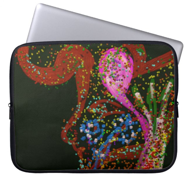 Housse Pour Ordinateur Portable Abstract Art Laptop Sleeve (Devant)