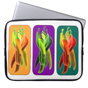 Housse pour ordinateur portable Abstract Chiles