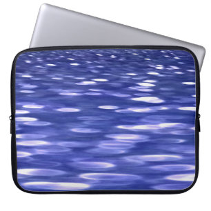Housse Pour Ordinateur Portable Abstrait #3 : Bleu shimmer