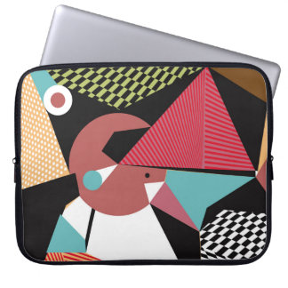Housse Pour Ordinateur Portable Abstrait triangles modernes arrière - plan motif i