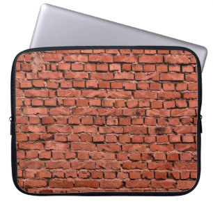 Housse Pour Ordinateur Portable Abstrait Vieux Mur de brique arrondie Vintage fiss