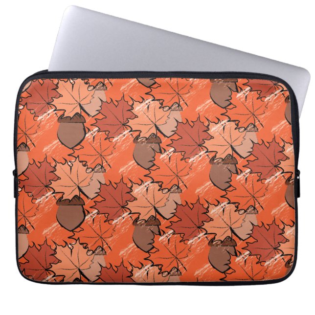 Housse Pour Ordinateur Portable Acorns et feuille II (Devant)