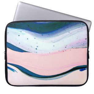 Housse Pour Ordinateur Portable acrylique, peinture, abstraite. Fermeture du table