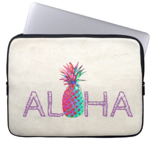 Housse Pour Ordinateur Portable Adorable Aloha Hawaiian Pineappy