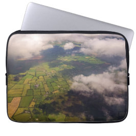 Housse Pour Ordinateur Portable Aerial Patchwork of Irish Farmland and Clouds