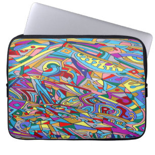 Housse Pour Ordinateur Portable Affiche Abstraite en mer de corail Acrylique Impri