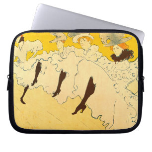 Housse Pour Ordinateur Portable Affiche de la danseuse jaune de Toulouse Lautrec