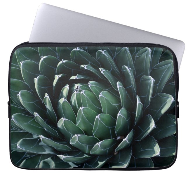 Housse Pour Ordinateur Portable Agave vert (Devant)
