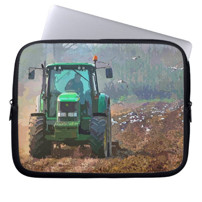 HOUSSE POUR ORDINATEUR PORTABLE AGRICULTURE (Devant)