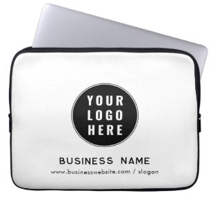 Housse Pour Ordinateur Portable Ajouter un logo d'entreprise et un site Web promot