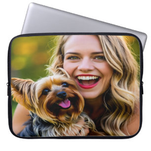 Housse Pour Ordinateur Portable Ajouter une photo de Yorkshire Terrier Personnalis