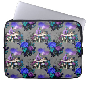 Housse Pour Ordinateur Portable Alice au Pays des Merveilles Chenille fumant des F