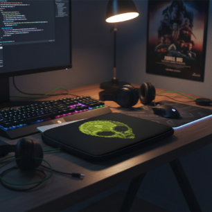 Housse pour ordinateur portable Alien Head Geek ve