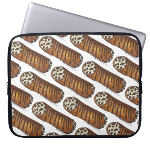 Housse Pour Ordinateur Portable Alimentation italienne Pâtisserie Chocolat Chip Ca