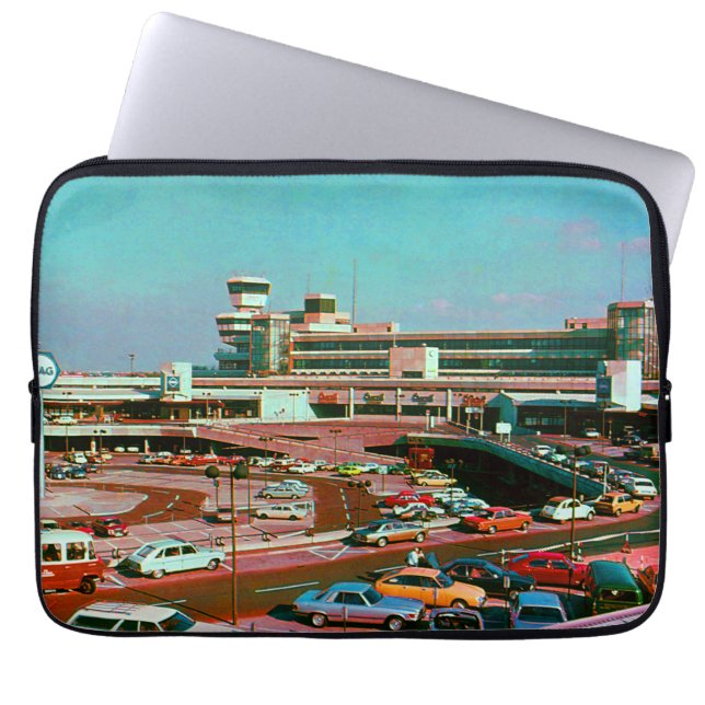 Housse Pour Ordinateur Portable Allemagne vintage Berlin L'aéroport de Tegel (Devant)