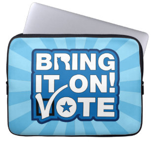 Housse Pour Ordinateur Portable Allez-y ! VOTER