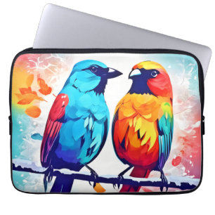 Housse Pour Ordinateur Portable Amateurs d'oiseaux tropicaux