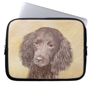 Housse Pour Ordinateur Portable American Water Spaniel Peinture - Original Dog Art