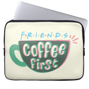 Housse Pour Ordinateur Portable AMIS™   Café d'abord