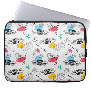 Housse Pour Ordinateur Portable AMIS™   Motif d'icône