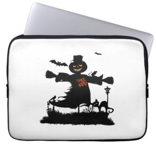 Housse Pour Ordinateur Portable Amusant design d'halloween avec épouvantail
