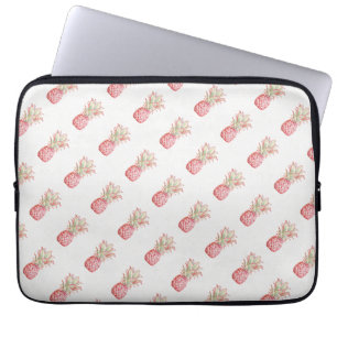Housse Pour Ordinateur Portable Ananas   rose tropical
