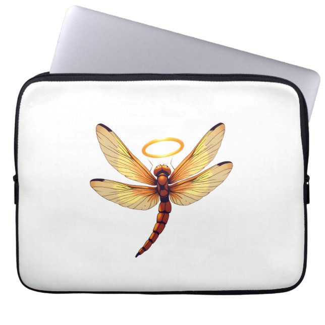 Housse Pour Ordinateur Portable Ange Dragonfly (Devant)