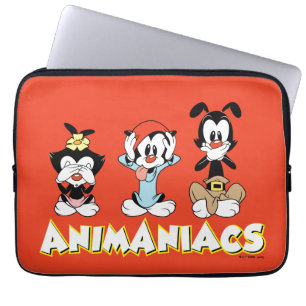 Housse Pour Ordinateur Portable Animaniacs Graphique de Warner Sibings "No Evil"