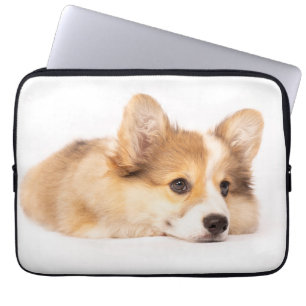 Housse Pour Ordinateur Portable Animaux de bébés cutest Baby Corgi Portrait de c