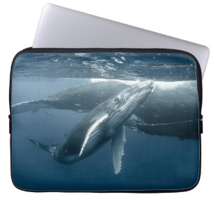 Housse Pour Ordinateur Portable Animaux de bébés cutest Calf de baleine à bosse