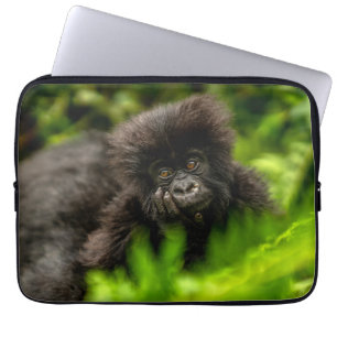 Housse Pour Ordinateur Portable Animaux de bébés cutest Gorille des Montagnes In